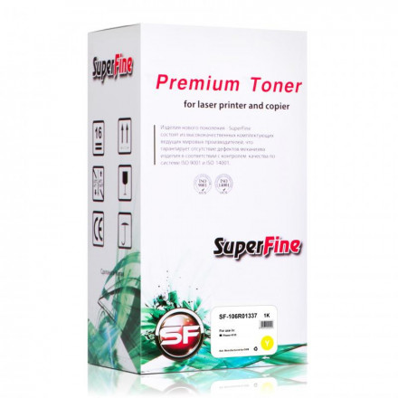 Картридж SuperFine SF-106R01337 для Xerox 106R01337 Phaser 6125 1K Yellow
