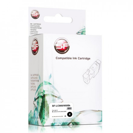 Картридж SuperFine SF-LC900Bk (LC950Bk) для BROTHER LC09/LC41/LC47/LC900/LC950BK black 24 ml