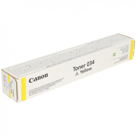 Тонер CANON 034 Y TONER желтый для IR C1225 (9451B001)
