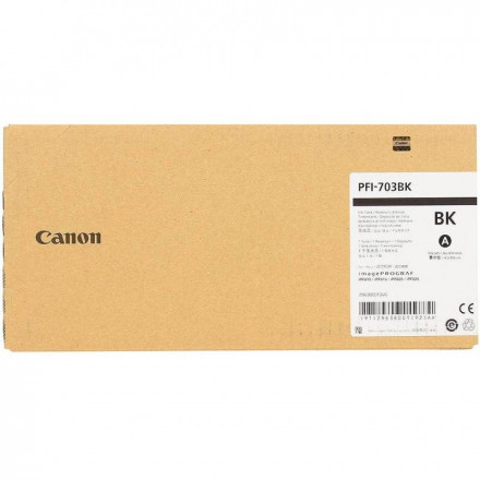 Картридж для плоттера Canon IPF810/815/820 PFI-703BK черный
