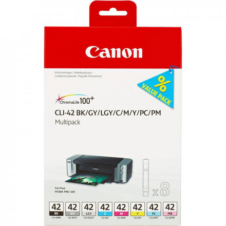 К-ж CANON CLI-42 к PIXMA PRO-100 мультипак 8 цветов/6384B010