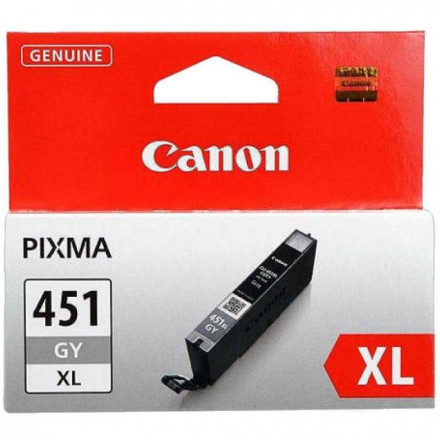 К-ж CANON CLI-451XL GY увеличенный серый для PIXMA iP7240/MG6340