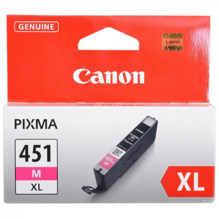 К-ж CANON CLI-451XL M  увеличенный малиновый для PIXMA iP7240/MG6340