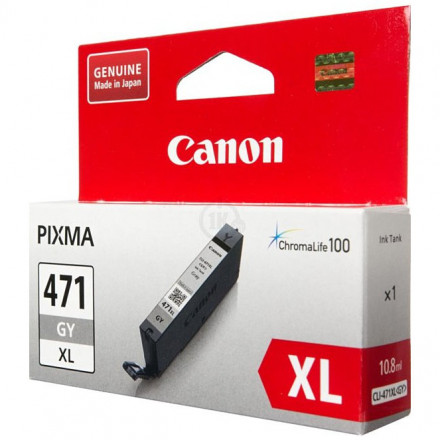 К-ж CANON CLI-471 XL GY  для Pixma MG7740/6840/5740 серый увеличенный