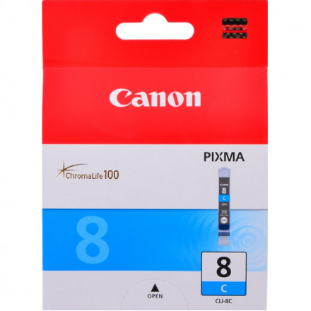 К-ж CANON CLI-8C cyan (МФУ Pixma MP500/800, Pixma  IP6600,5200,4200)