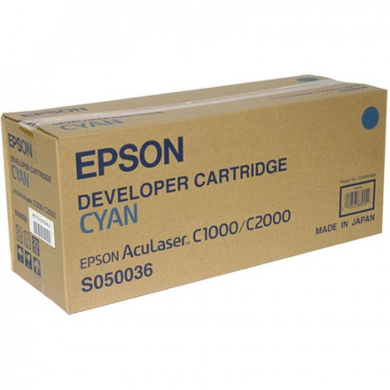К-ж-тонер EPSON AcuLaser C1000/2000 синий S050036