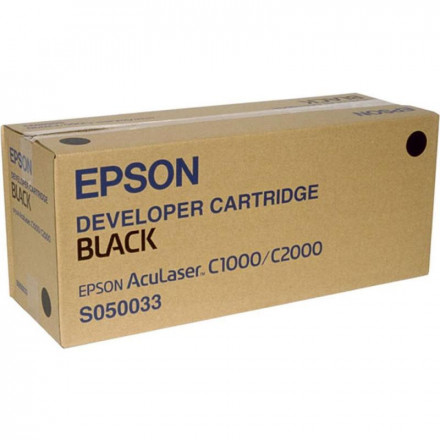 К-ж-тонер EPSON AcuLaser C1000/2000 черный S050033