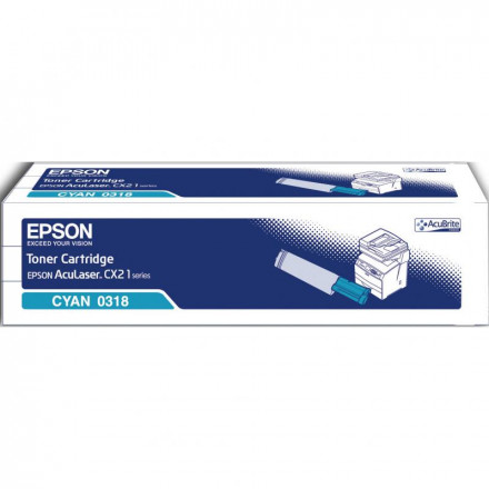 К-ж-тонер EPSON AcuLaser CL21N/NF синий S050318