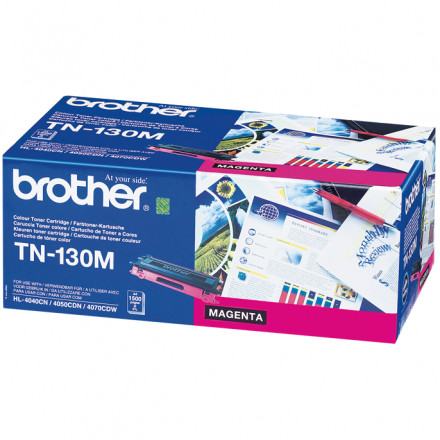 Тонер-картридж BROTHER TN-130M MFC-9440CN/HL-4040CN 1500 страниц пурпурный оригинал
