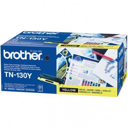 Тонер-картридж BROTHER TN-130Y MFC-9440CN/HL-4040CN 1500 страниц желтый оригинал