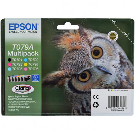 К-ж EPSON T079A4A10 Stylus Photo P50/PX660, MultiPack оригинал