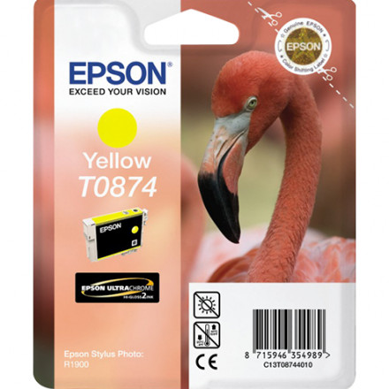 К-ж EPSON T08744010 ST R1900 желтый