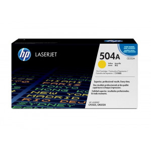 CE252A Картридж HP CLJ CP3525/CM3530 желтый, оригинал
