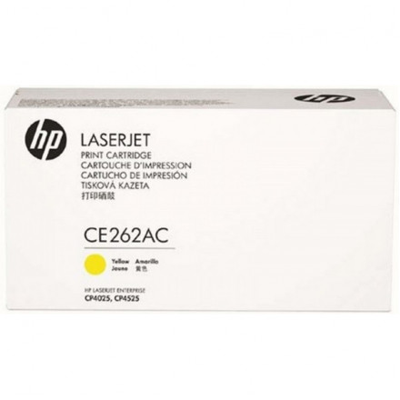 CE262AC К-ж HP CLJ CP4025/4525 желтый, оригинал