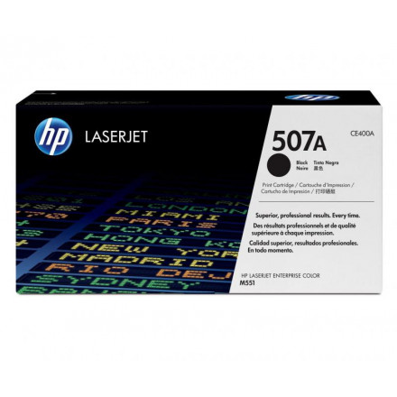 CE400A К-ж HP 507A CLJ Color M551 черный, стандартный, оригинал