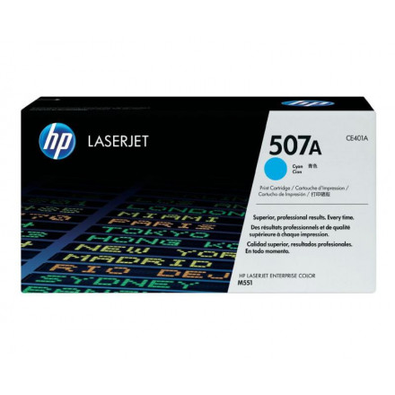 CE401A К-ж HP 507A CLJ Color M551 голубой, оригинал