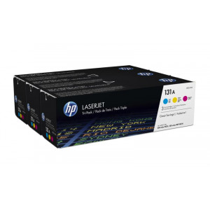 CF211A /212A/213A  Картридж HP U0SL1AM 131A CYM Tri-Pack LaserJet Toner Cartridge