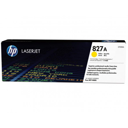 CF302A К-ж HP 827A Yellow LaserJet Toner Cartridge желтый, оригинал
