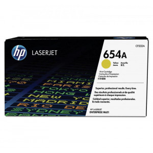 CF332A K-ж HP 654A Yellow LaserJet, оригинал