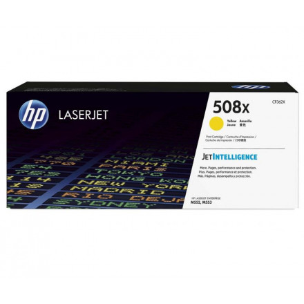 CF362X К-ж HP 508X High Yield Yellow Original LaserJet Toner Cartridge, желтый, оригинал