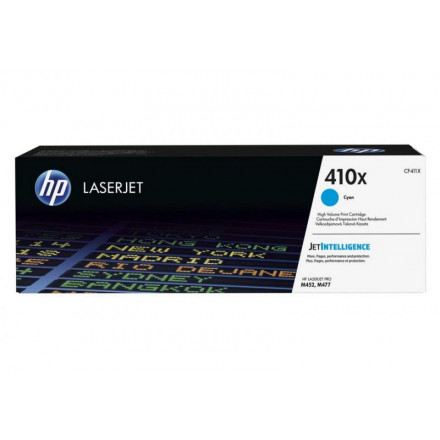 CF411X К-ж HP 410X Cyan Original LaserJet Toner Cartridge, увеличенный, оригинал