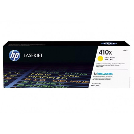 CF412X К-ж HP 410X Yellow Original LaserJet Toner Cartridge, увеличенный, оригинал