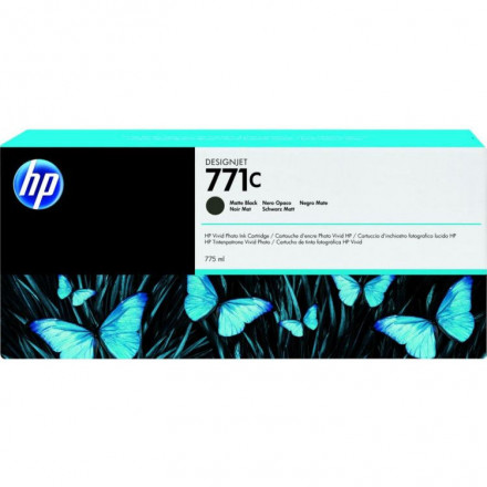 К-ж HP B6Y07A 771C (Matte Black) для HP Designjet Z6200 Printer serie, 775 мл (замена CE037A)