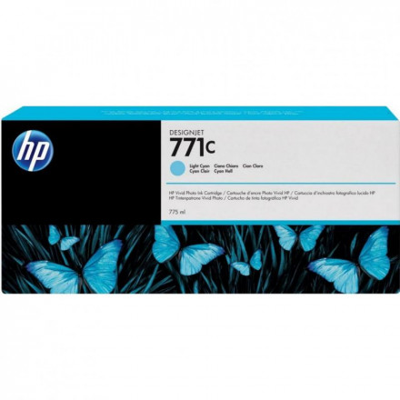 К-ж HP B6Y12A 771C светло-синий для HP Designjet Z6200 Printer series 775ml