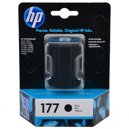 К-ж HP C8721H PS 3213/3313/8253 № 177 (6 мл) черный оригинал