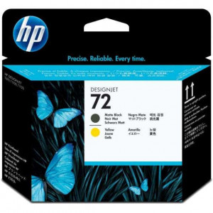 Картридж HP C9384A HP №72 Печатающая головка  матовая, черная и желтая