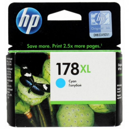 К-ж HP CB323HE Photosmart C5383/C6383 № 178XL увеличенный голубой (СНЯТ)