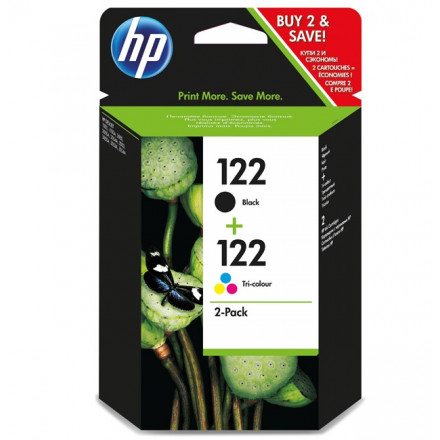К-ж HP CH561HE + CH562HE Deskjet 2050 № 122 черный + цветной