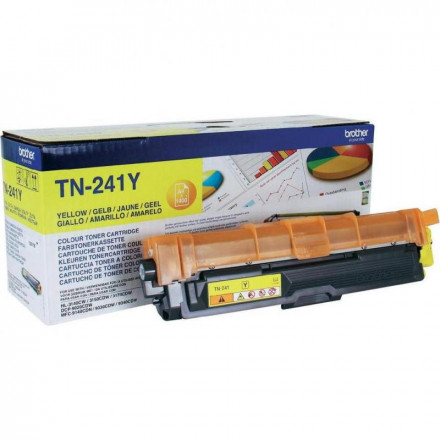Тонер-картридж BROTHER TN-241Y HL3140/3170/9330  1400 страниц желтый оригинал