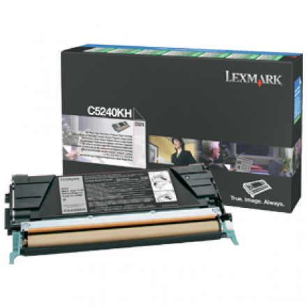 C5240KH Тонер-картридж LEXMARK черный для С524 повышенной емкости, 8000 копий