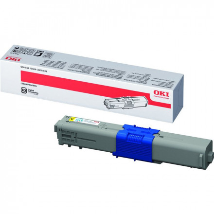 Тонер-картридж OKI C310/C330/C510/C530/MC351/MC361/MC561, 2k желтый