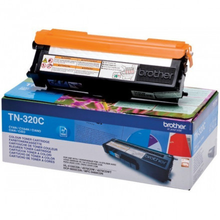Тонер-картридж BROTHER TN-320C HL-4150CDN/MFC-9465CDN  1500 страниц голубой оригинал