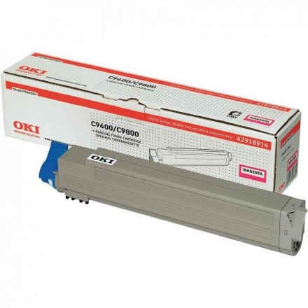 Тонер-картридж OKI C9600/9800 15 К розовый оригинал