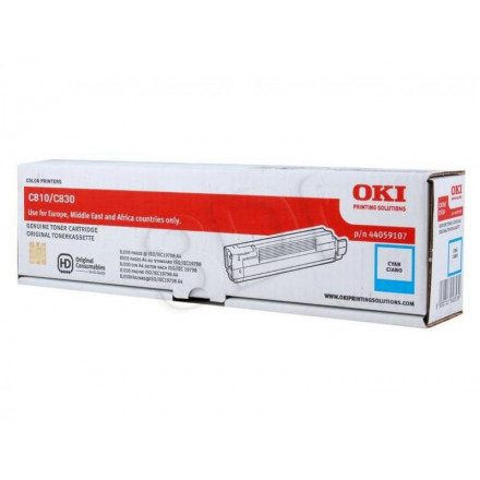 Тонер-картридж Oki С810/830 8K (cyan)