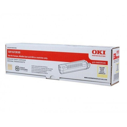 Тонер-картридж Oki С810/830 8K (yellow)