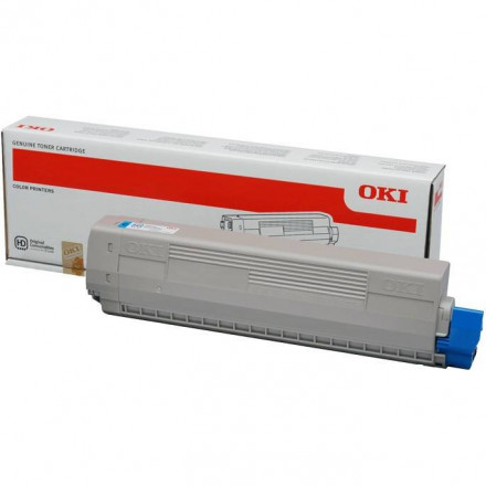 Тонер-картридж Oki С822 7.3K (cyan)