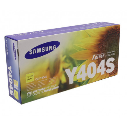 К-ж Samsung CLT-404-серия желтый для SL-C430/C430W/C480/C480W/C480FW оригинал CLT-Y404S