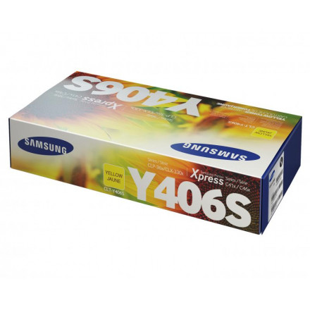 К-ж Samsung CLT-406-серия желтый для CLP-360/365/368/CLX-3300/3305  оригинал CLT-Y406S