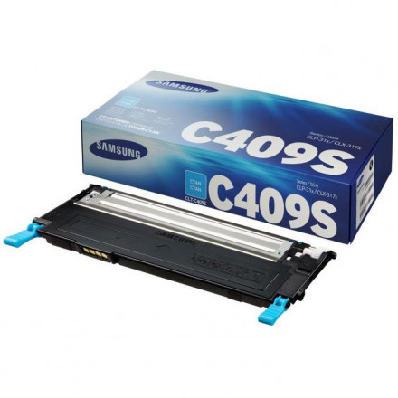 К-ж Samsung CLT-409-серия голубой для CLP-310/310N/315/CLX-3170/3170NF/3175/3175 оригинал CLT-C409S