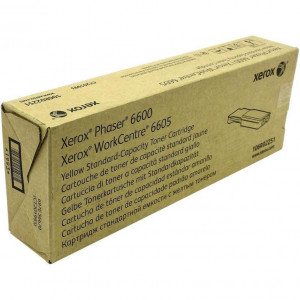 106R02251 Тонер-картридж XEROX Phaser 6600/WC 6605  106R02251 стандартный, желтый
