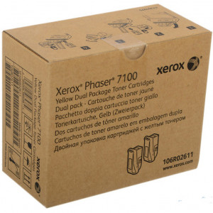 106R02611 Тонер-картридж XEROX Phaser 7100 106R02611 увеличенный желтый