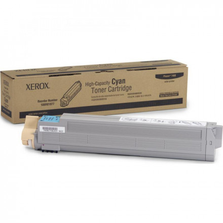 106R01077 Тонер-картридж XEROX Phaser 7400 106R01077 большой, синий